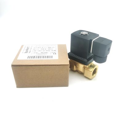 AC220V 00126219 Solenoid Valve Burkert AC220V 6014 C স্বাভাবিকভাবে বন্ধ G1/8 1.5 প্রবাহ গর্ত 8W স্টেইনলেস স্টীল ভালভ শরীর 0 ~ 16bar