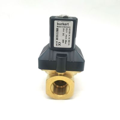 BURKERT 00126154 সোলেনয়েড ভালভ 3/2WAY NC 1.5MM ORIFICE 0-16BAR ব্রাস 24V FKM SEAL -10°C - 100°C IP65