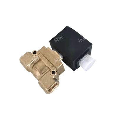 বৈদ্যুতিন চৌম্বকীয় ভালভ 00126161 burkert 6014 D সরাসরি অভিনয় নীচের প্লেট সংযোগ স্বাভাবিকভাবে খোলা 2.0 প্রবাহ গর্ত DC24V 8W ব্রাস ভালভ শরীর 0 ~ 10bar