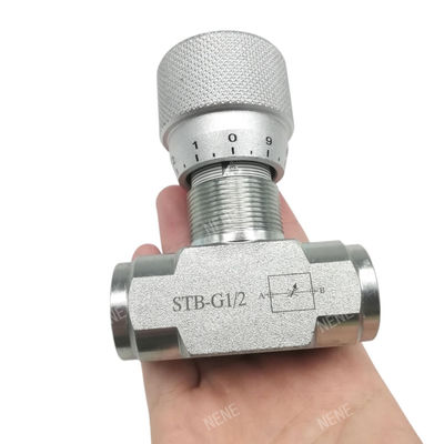 স্ট্রোল ভ্যালভ STB-G1/2 উচ্চ চাপ প্রতিরোধী প্রবাহ নিয়ন্ত্রণ ভ্যালভ STB হাইড্রোলিক স্ট্রোল ভ্যালভ