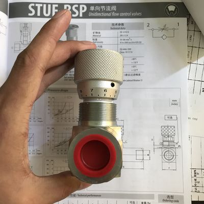 স্কেল STB-G1/4 STB-G3/8 STB-G3/4 STB-G1 হাইড্রোলিক থ্রোটল ভালভ সহ যথার্থ থ্রোটল ভালভ
