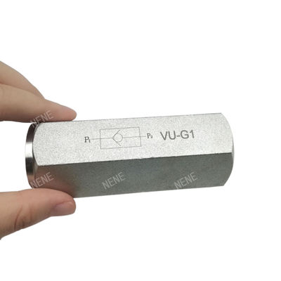 VU-G1 VU-G11/4 VU-G11/2 VU-G2 হাইড্রোলিক সোজা টিউব একমুখী ভালভ চেক ভালভ