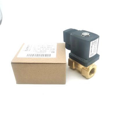 BURKERT 00137538 সোলিনয়েড ভালভ 6013 টাইপ ডাইরেক্ট অ্যাক্টিং G1/4 ইঞ্চি স্বাভাবিকভাবে বন্ধ 24VAC 8W 0 ~ 25Bar