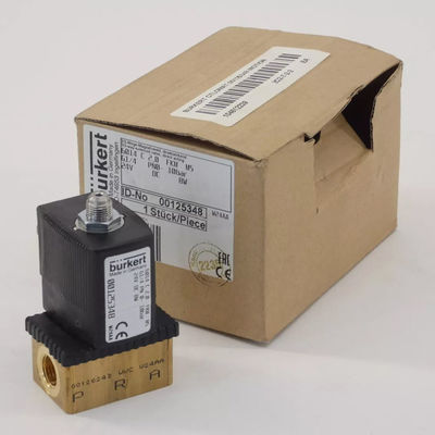 Burkert 6014 সিরিজ G1/4 সোলিনয়েড ভালভ 00125348 00126138 দ্বি-মুখী জল ভালভ