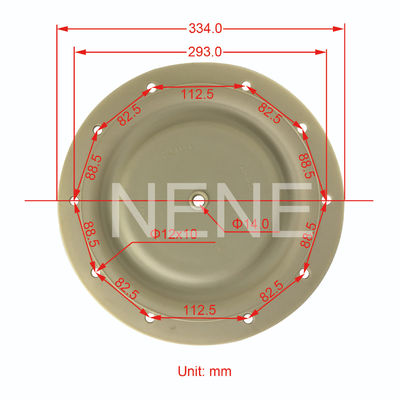 2"ইঞ্চি 96391 96392 Ingersoll র্যান্ড ARO প্রো সিরিজ পাম্প Diaphragms 666250-9C9-C 6662B3-344-C