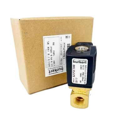 BURKERT সোলিনয়েড ভালভ 00308502 5404 G1/2 2/2 স্বাভাবিকভাবে বন্ধ FKM সিল AC220V 8W 1-50bar