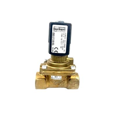 ইলেকট্রন চৌম্বকীয় ভালভ BURKERT 00309022 FKM সিল G1/2 2/2 স্বাভাবিকভাবে খোলা 12 প্রবাহ গর্ত DC24V 8W 1-32bar