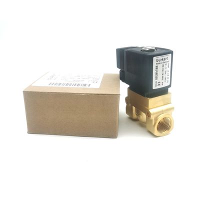 ইন্ডাস্ট্রিয়াল সোলিনয়েড ভালভ 00085337 G1 1/4 2/2 স্বাভাবিকভাবে বন্ধ 32 প্রবাহ গর্ত FKM (ফ্লুরো রবার) সিলড ব্রাস ভালভ শরীর AC24V 8W 1-25bar