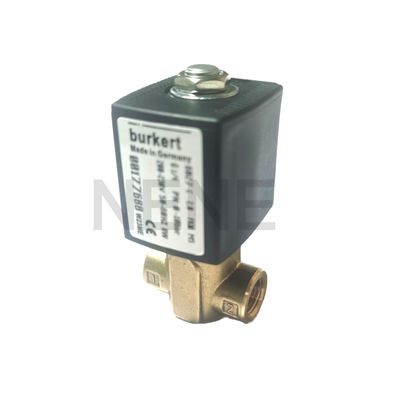 Burkert Solenoid 6013 টাইপ ডাইরেক্ট অ্যাক্টিং 00134243 2/2 স্বাভাবিকভাবে বন্ধ G1/8 ইঞ্চি 2.5 ফ্লো হোল FKM সিল 220VAC 8W 0~16bar