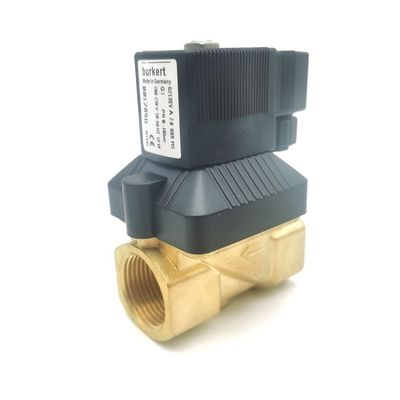 Burkert Solenoid Valve FKM Seal 00126091 24VDC 8W 0~6bar 6013 টাইপ ডাইরেক্ট অ্যাক্টিং G1/8 ইঞ্চি 2/2 স্বাভাবিকভাবে বন্ধ 3.0 ফ্লো হোল