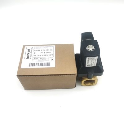 Burkert Solenoid Valve FKM Seal 00126091 24VDC 8W 0~6bar 6013 টাইপ ডাইরেক্ট অ্যাক্টিং G1/8 ইঞ্চি 2/2 স্বাভাবিকভাবে বন্ধ 3.0 ফ্লো হোল
