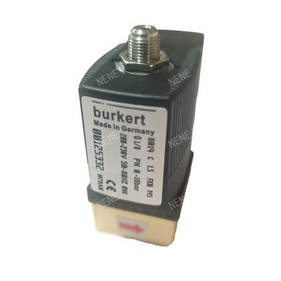 G1/4 Burkert Solenoid Valve 00125302 6013 টাইপ ডাইরেক্ট অ্যাক্টিং ইঞ্চি 2/2 স্বাভাবিকভাবে বন্ধ 3.0 ফ্লো হোল FKM সিলড ব্রাস ভ্যালভের দেহ 24VAC 8W 0~10bar