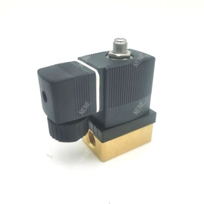 FKM সিল সোলিনয়েড ভালভ G1/4 ইঞ্চি G1/4 ইঞ্চি 00125304 6013 টাইপ ডাইরেক্ট অ্যাকশন 2/2 স্বাভাবিকভাবে বন্ধ 3.0 ফ্লো হোল FKM সিল 220VAC 8W 0 ~ 10bar ব্রাস ভালভ শরীর