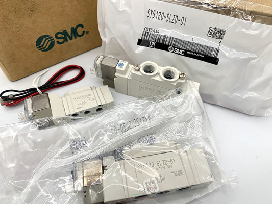এসএমসি সোলিনয়েড ভালভ ৫-পোর্ট ভালভ SY5120-5LZD-01 SY5120-6LZD-C8 SY5120 সিরিজ