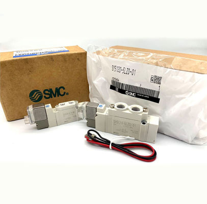 5-পোর্ট এসএমসি সোলিনয়েড ভালভ নরম সিল SY5220-6LZD-01 SY5220-5LZD-C6 SY5220-5LZD