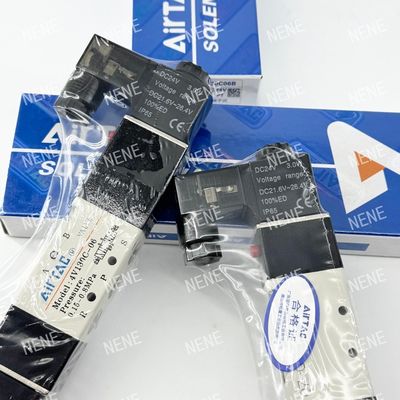 4V130C-M5 AIRTAC ইলেক্ট্রোম্যাগনেটিক ভালভ AC220V DC24V 5/3-Way বিস্ফোরণ-প্রমাণ