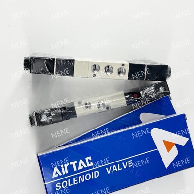 4V230C-08 ইলেকট্রোম্যাগনেটিক ভালভ AIRTAC সঠিক তরল জন্য নিয়ম 5 পোর্ট 3 অবস্থান