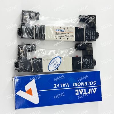 সোলিনয়েড স্পুল ভালভ AIRTAC 4V230P-08 চাপ অ্যাপ্লিকেশনের জন্য 5 পোর্ট 2 অবস্থান
