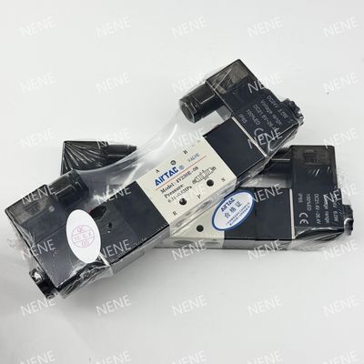 সোলিনয়েড ভালভ 4V330C-08 AIRTAC বায়ু জন্য 0.15 থেকে 0.8 এমপিএ 21 থেকে 114 পিএসআই তরল বায়ু