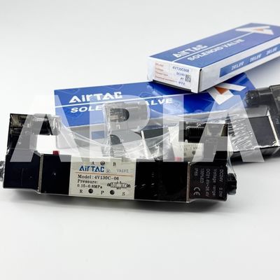 Airtac 4V130C-06 DC12V AC110V 4V130C-M5 সোলিনয়েড এয়ার ভালভ - 4V130C06B