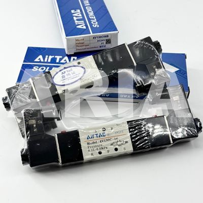 Airtac 4V130C-06 DC12V AC110V 4V130C-M5 সোলিনয়েড এয়ার ভালভ - 4V130C06B