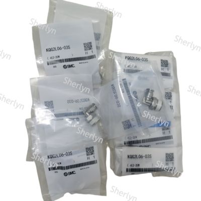 KQG2L10-01S SMC স্টেইনলেস স্টীল বাঁকানো L-আকৃতির সংযোগ ONE-TOUCH ফিটিং R 1/8 বাইরের থ্রেড 4E2-9EW/KQ2A87