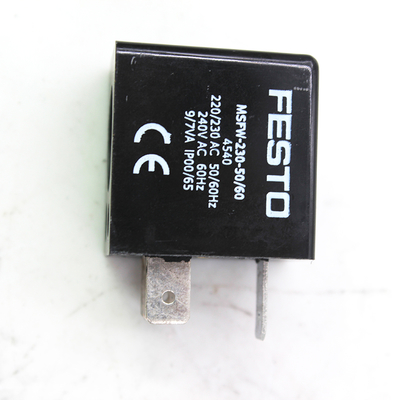 সোলেনয়েড কয়েল MSFW-230-50/60 | Festo 4540 IP65, 230VAC, MSSD-F এর জন্য ভ্যান, ৩ পিন