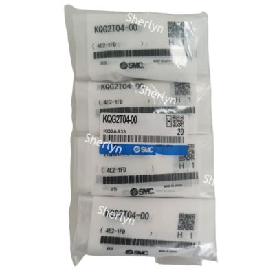 এসএমসি স্টেইনলেস স্টিল জয়েন্ট KQG2T10-00 ওয়ান টাচ ফিটিং KQG2 সিরিজ 4E2-8FE/KQ2AA49