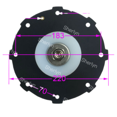 BFEC DMF-Z-76S DMF-Y-76S 3'' ইঞ্চি রাইট অ্যাঙ্গেল পালস জেট ভালভ রাবার ডায়াফ্রাম