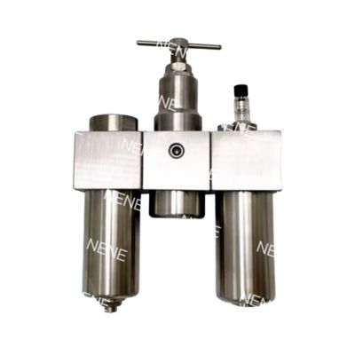 SFSRSL200 ট্রিপল সেট স্টেইনলেস স্টীল SUS316 নিউম্যাটিক ফিল্টার রেগুলেটর লুব্রিকেটর G1/4 চাপ নিয়ন্ত্রণ