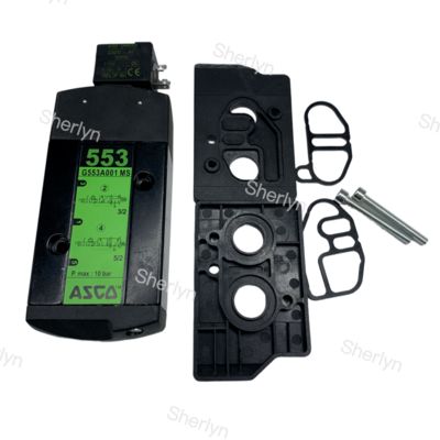 ডাবল কয়েল SCG553A002MS ASCO 3/2Way Solenoid Valve 553 সিরিজ