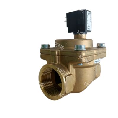 6281 বারকার্ট সোলেনয়েড ভালভ 00221845 G1/2 2/2 সাধারণত বন্ধ 13.0 ফ্লো হোল এনবিআর সিল করা ব্রাস ভালভ বডি AC24V 8W 0.2-16বার