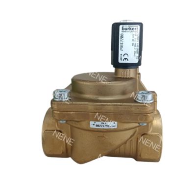 6281 Type G3/4 2/2 Normally Closed 13.0 Flow Hole 00221848 NBR Sealed Brass Valve Body AC24V BURKERT Control Valve