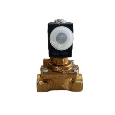 Burkert Solenoid Valve 00221859 6281 G1 1/4 2/2 Normally Closed 25.0 Flow Hole NBR Sealed Brass Valve Body DC24V 8W 0.2-16bar -10~+80 ℃