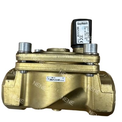 00221858 6281 Type G1 2/2 Normally Closed 25.0 Flow Hole NBR Sealed Brass Valve Body AC220V Burkert Solenoid Control Valve