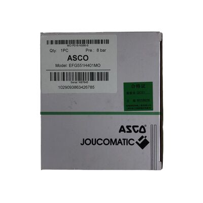 ASCO বিস্ফোরণ প্রমাণ সোলেনয়েড ভালভ EFG551H401M বিস্ফোরণ-প্রমাণ বৈদ্যুতিক নিয়ন্ত্রণ বিপরীত G551B401MO VCEFCMG551H401MO