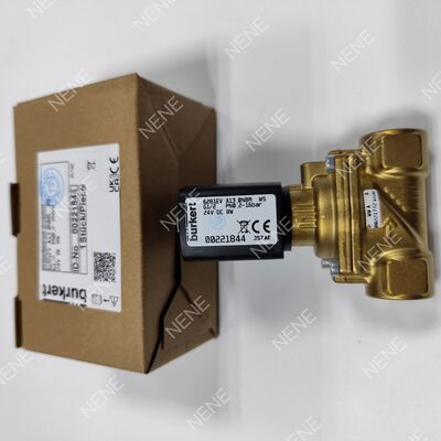 AC220V উচ্চ তাপমাত্রা সোলিনয়েড ভালভ BURKERT টাইপ 6281 00221870 G3/8 2/2 স্বাভাবিকভাবে বন্ধ ব্রাসের শরীর 13.0 খাঁজ FKM সিল 8W 0.2-16bar 0 থেকে +120°C