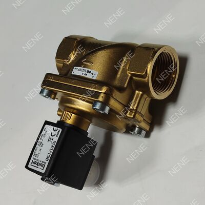 AC24V সোলিনয়েড ভালভ BURKERT টাইপ 6281 00221872 G1/2 2/2 স্বাভাবিকভাবে বন্ধ ব্রাস ভালভ শরীর FKM সীল 13.0 খোল 8W 0.2-16bar 0 থেকে +120 °C