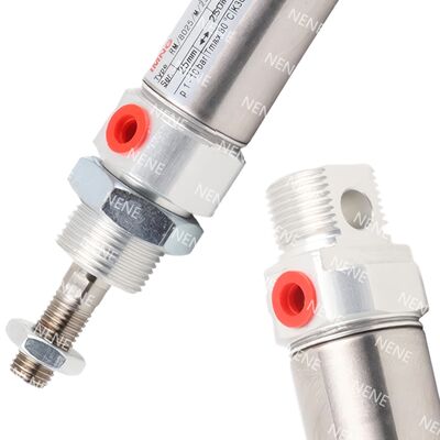 RM/28010/160 ভারী দায়িত্ব স্বল্প প্রোফাইল Ø10mm 160mm স্ট্রোক আইএমআই নরগ্রেন গোলাকার লাইন সিলিন্ডার রিড সুইচ সামঞ্জস্যপূর্ণ