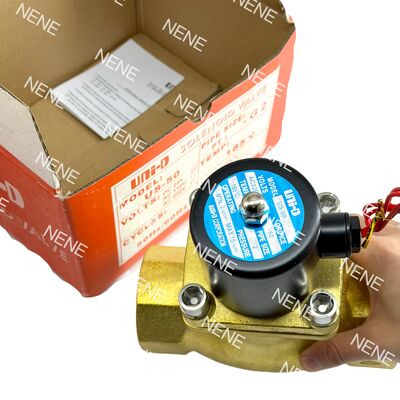 ইউএস-৫০ ইউএনআইডি নিউম্যাটিক সোলিনয়েড ভ্যালভ ব্রাস ২ "ওরিফাইস ৫০ মিমি ২ ইঞ্চি -৫°সি ~ ১৮৫°সি