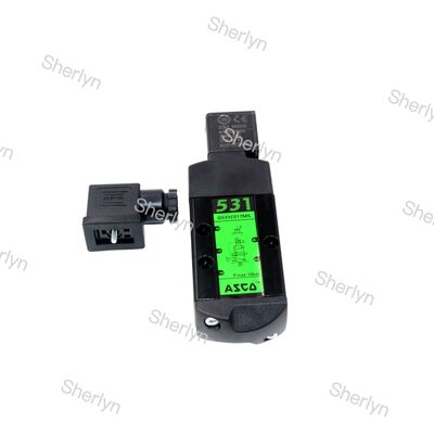 ASCO SCG531C017MS ইলেক্ট্রোম্যাগনেটিক ভালভ দুই পজিশন পাঁচ উপায় পাইপ সংযোগ DC24V