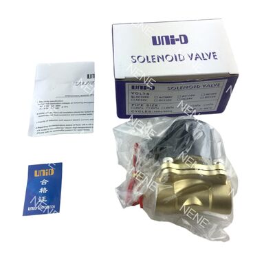 UNID SUW-40 স্টেইনলেস স্টীল বায়ুসংক্রান্ত Solenoid ভালভ 1 1/2 "তরল তাপমাত্রা -5 ~ 80