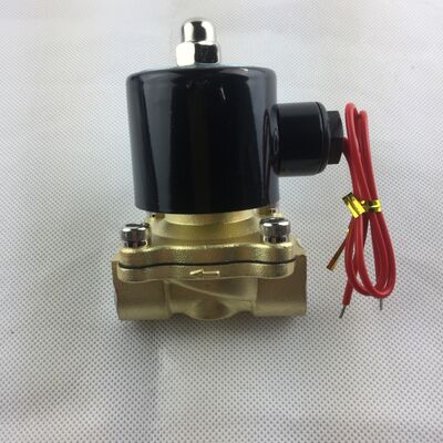 UW-25 কপার বডি নরমালি ক্লোজড এয়ার ভালভ দ্বি-মুখী ইলেক্ট্রোম্যাগনেটিক ভালভ ওয়াটার ভালভ সোলেনয়েড ভালভ