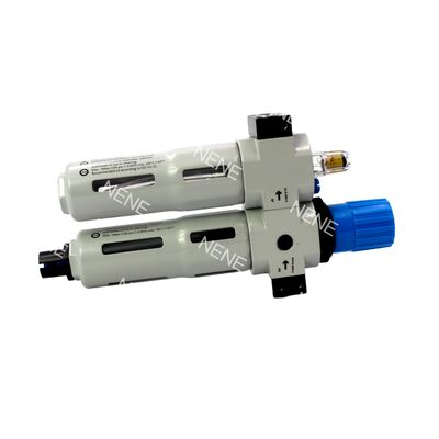 G1/8 এফআরএল ইউনিট ফেস্টো FRC-1/8-D-MINI-MPA 8002266 0.5-12bar 40µm জিঙ্ক অ্যালয় ম্যানুয়াল ড্রেন এম পি এ গেজ সহ