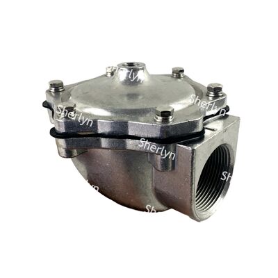 ASCO G353A045 1.5" NPT অ্যালুমিনিয়াম বডি পালস জেট ভালভ, শিল্প ধুলো সংগ্রাহক সিস্টেমের জন্য পাইলট পরিচালিত ডায়াফ্রাম টাইপ