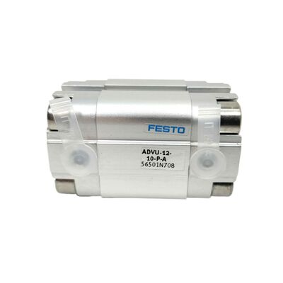 প্যাকেজিং মেশিন ব্যবহার Festo ADVU-16-5-A-P-A 156593 বাহ্যিক থ্রেড কমপ্যাক্ট সিলিন্ডার 16 মিমি ড্রপ 5 মিমি স্ট্রোক ডাবল-অ্যাক্টিং এম 5 পোর্ট চৌম্বক পিস্টন আইএসও 6432
