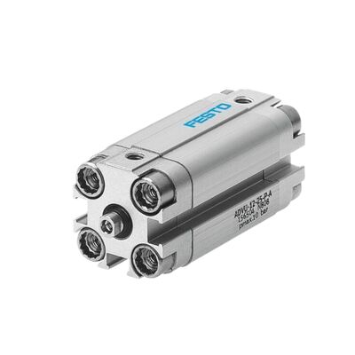 প্রিন্টিং মেশিনারি ফেস্টো ADVU-16-20-P-A 156510 20mm স্ট্রোক ইন্টারনাল থ্রেড কমপ্যাক্ট সিলিন্ডার 16mm বোর ডাবল-অ্যাক্টিং M5 পোর্ট ম্যাগনেটিক পিস্টন ISO 6432