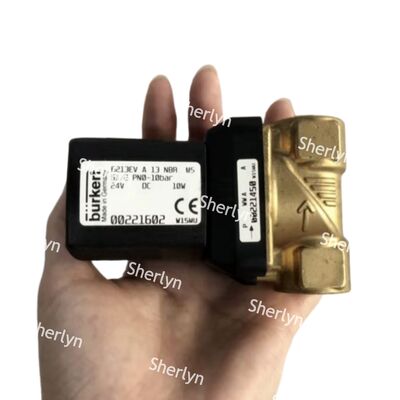 1.5W আল্ট্রা-নিম্ন শক্তি G1 1/4 ′′ 25 মিমি এফকেএম সিলড ব্রাস সোলিনয়েড ভালভ বুরকেট 00221888 24V ডিসি 2/2 এনসি 0-120 °C সার্ভো-সহায়তা