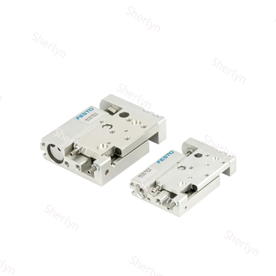 ডাবল অ্যাক্টিং FESTO 170503 SLF-6-10-P-A লিনিয়ার স্লাইড এয়ার সিলিন্ডার, 6 × 10 মিমি স্পেক ক্ষয় প্রতিরোধী অ্যালুমিনিয়াম বডি অটোমেশন সরঞ্জামের জন্য ইলাস্টিক শেষ কুশন