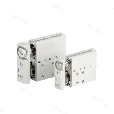 ডাবল অ্যাক্টিং FESTO 170503 SLF-6-10-P-A লিনিয়ার স্লাইড এয়ার সিলিন্ডার, 6 × 10 মিমি স্পেক ক্ষয় প্রতিরোধী অ্যালুমিনিয়াম বডি অটোমেশন সরঞ্জামের জন্য ইলাস্টিক শেষ কুশন
